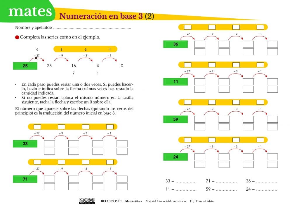 Bases Num Ricas Recursosep Page