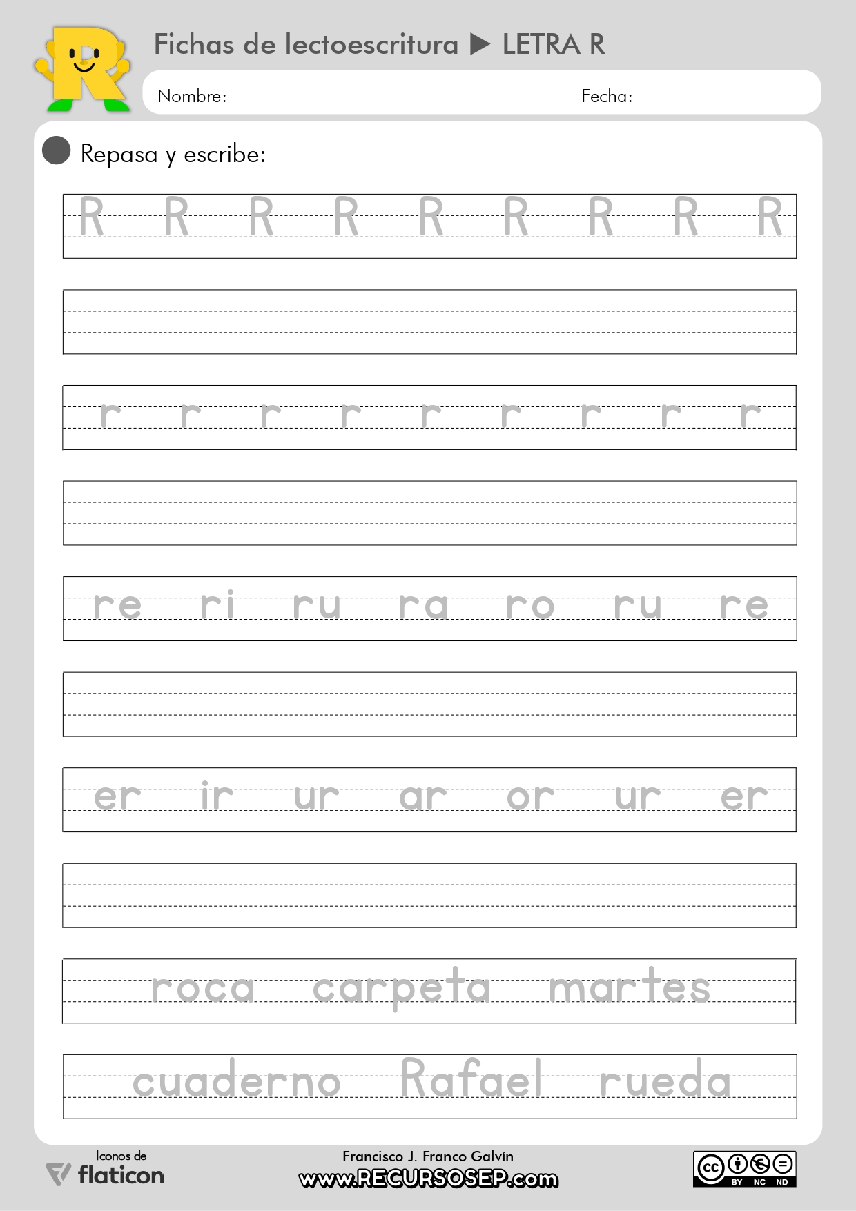 Fichas Lectoescritura Montessori Recursosep Letra R Imprenta Page The Best Porn Website